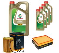 DENCKERMANN Controllo Set 9L CASTROL EDGE 5W-30 C3 Per Mercedes-Benz
