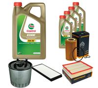 DENCKERMANN Controllo Set 9L CASTROL EDGE 5W-30 C3 Per Mercedes-Benz