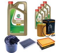 DENCKERMANN Controllo Set 9L CASTROL EDGE 5W-30 C3 Per Mercedes-Benz