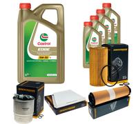 DENCKERMANN Controllo Set 9L CASTROL EDGE 5W-30 C3 Per Mercedes-Benz