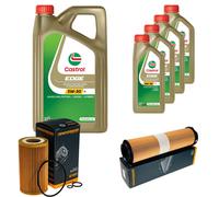DENCKERMANN Controllo Set 9L CASTROL EDGE 5W-30 C3 Per Mercedes-Benz