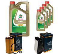 DENCKERMANN Controllo Set 9L CASTROL EDGE 5W-30 C3 Per Mercedes-Benz