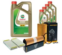 DENCKERMANN Controllo Set 9L CASTROL EDGE 5W-30 C3 Per Mercedes-Benz