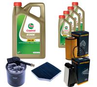 DENCKERMANN Controllo Set 9L CASTROL EDGE 5W-30 C3 Per Mercedes-Benz