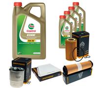 DENCKERMANN Controllo Set 9L CASTROL EDGE 5W-30 C3 Per Mercedes-Benz