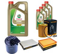 DENCKERMANN Controllo Set 9L CASTROL EDGE 5W-30 C3 Per Mercedes-Benz