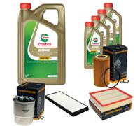 DENCKERMANN Controllo Set 9L CASTROL EDGE 5W-30 C3 Per Mercedes-Benz