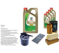Denckermann Controllo Set 9L castrol edge 5W-30 C3 per Mercedes-Benz SLK 250