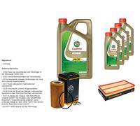 DENCKERMANN Controllo Set 9L CASTROL EDGE 5W-30 C3 Per Mercedes-Benz Viano