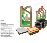 Denckermann Controllo Set 9L castrol edge 5W-30 C3 per Nissan NP300