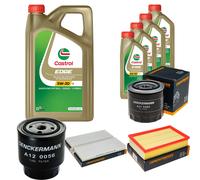DENCKERMANN Controllo Set 9L CASTROL EDGE 5W-30 C3 Per Nissan Pathfinder III