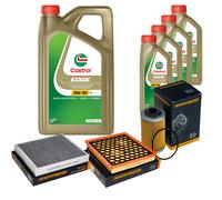 DENCKERMANN Controllo Set 9L CASTROL EDGE 5W-30 C3 Per Opel Insignia A 2.8