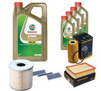 DENCKERMANN Controllo Set 9L CASTROL EDGE 5W-30 C3 Per Opel Movano B Kasten
