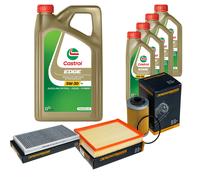 DENCKERMANN Controllo Set 9L CASTROL EDGE 5W-30 C3 Per Opel Vectra C Caravan