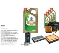 Denckermann Controllo Set 9L castrol edge 5W-30 C3 per Saab 9-3