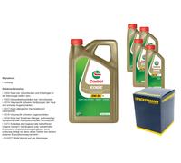DENCKERMANN Controllo Set 9L CASTROL EDGE 5W-30 C3 Per Toyota Verso 1.6 D-4D