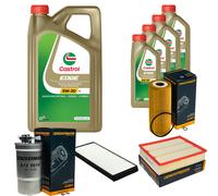 DENCKERMANN Controllo Set 9L CASTROL EDGE 5W-30 C3 Per VW LT 28-46 II