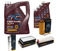 DENCKERMANN Controllo Set 9L MANNOL Ceramic 5W-40 Per BMW 5er Touring 525d