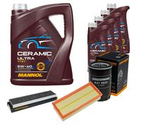 DENCKERMANN Controllo Set 9L MANNOL Ceramic 5W-40 Per Jaguar X-Type 2.5 V6