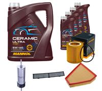 Denckermann Controllo Set 9L mannol Ceramica 5W-40 per BMW 3er 325i