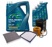 DENCKERMANN Controllo Set 9L MANNOL MOLIBDENO ULTRA 5W-30 Per Toyota