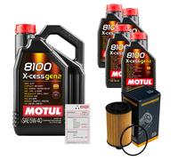 DENCKERMANN Controllo Set 9L MOTUL 8100 X-CESS 5W-40 Per Maserati