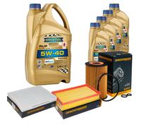 DENCKERMANN Controllo Set 9L RAVENOL 5W-40 per VW Multivan V 2.0 TDI