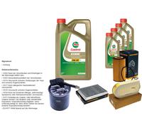 DENCKERMANN Controllo set 9L9L CASTROL EDGE 5W-30 C3 per Mercedes-Benz GLE 250