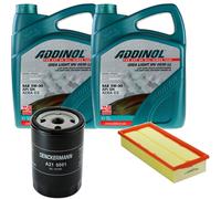 DENCKERMANN Controllo Set ADDINOL GIGA LIGHT 5W-30 10L Per Audi 80 1.8 S 2.0