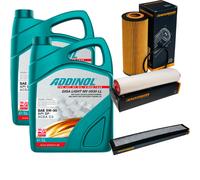 DENCKERMANN Controllo Set ADDINOL GIGA LIGHT 5W-30 10L Per BMW X3 3.0D 3ER