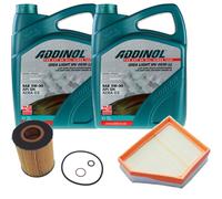 DENCKERMANN Controllo Set ADDINOL GIGA LIGHT 5W-30 10L Per BMW X5 4.8I XDRIVE