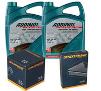 DENCKERMANN Controllo Set ADDINOL GIGA LIGHT 5W-30 10L Per Hyundai IX55
