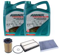 DENCKERMANN Controllo Set ADDINOL GIGA LIGHT 5W-30 10L Per KIA Sorento III