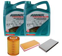 DENCKERMANN Controllo Set ADDINOL GIGA LIGHT 5W-30 10L Per Mercedes-Benz