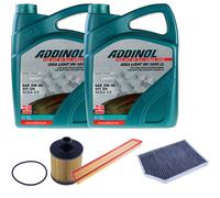 DENCKERMANN Controllo Set ADDINOL GIGA LIGHT 5W-30 10L Per Porsche Panamera