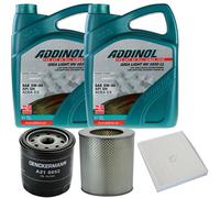 DENCKERMANN Controllo Set ADDINOL GIGA LIGHT 5W-30 10L Per Toyota Hiace IV