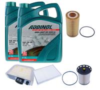DENCKERMANN Controllo Set ADDINOL GIGA LIGHT 5W-30 10L Per VW Touareg 3.0