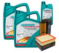 DENCKERMANN Controllo Set ADDINOL GIGA LIGHT 5W-30 11L Per Audi A4 Avant 2.7