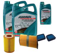 DENCKERMANN Controllo Set ADDINOL GIGA LIGHT 5W-30 11L Per Mercedes-Benz