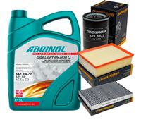 DENCKERMANN Controllo Set ADDINOL GIGA LIGHT 5W-30 5L Per Audi A4 2.0 1.6