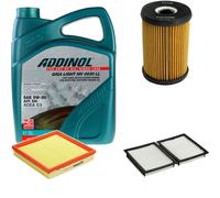 DENCKERMANN Controllo Set ADDINOL GIGA LIGHT 5W-30 5L Per BMW 3er Compact