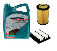 DENCKERMANN Controllo Set ADDINOL GIGA LIGHT 5W-30 5L Per Chevrolet Aveo