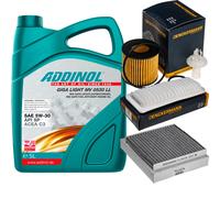 DENCKERMANN Controllo Set ADDINOL GIGA LIGHT 5W-30 5L Per Daihatsu Sirion