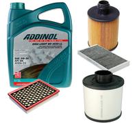 DENCKERMANN Controllo Set ADDINOL GIGA LIGHT 5W-30 5L Per Fiat Croma 1.9 D