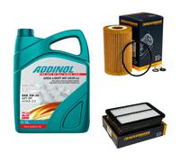 DENCKERMANN Controllo Set ADDINOL GIGA LIGHT 5W-30 5L Per Hyundai I30 1.6