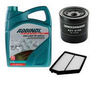 DENCKERMANN Controllo Set ADDINOL GIGA LIGHT 5W-30 5L Per Hyundai Matrix 1.6