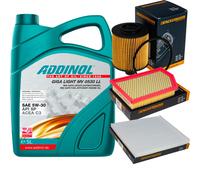 DENCKERMANN Controllo Set ADDINOL GIGA LIGHT 5W-30 5L Per Jeep Cherokee 2.0