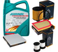 DENCKERMANN Controllo Set ADDINOL GIGA LIGHT 5W-30 5L Per Jeep Cherokee 2.0