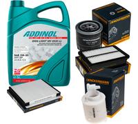 DENCKERMANN Controllo Set ADDINOL GIGA LIGHT 5W-30 5L Per KIA Ceed 1.6 T-GDi