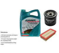DENCKERMANN Controllo Set ADDINOL GIGA LIGHT 5W-30 5L Per KIA Rio II 1.4 16V